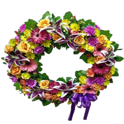 Bright & Colorful Wreath
